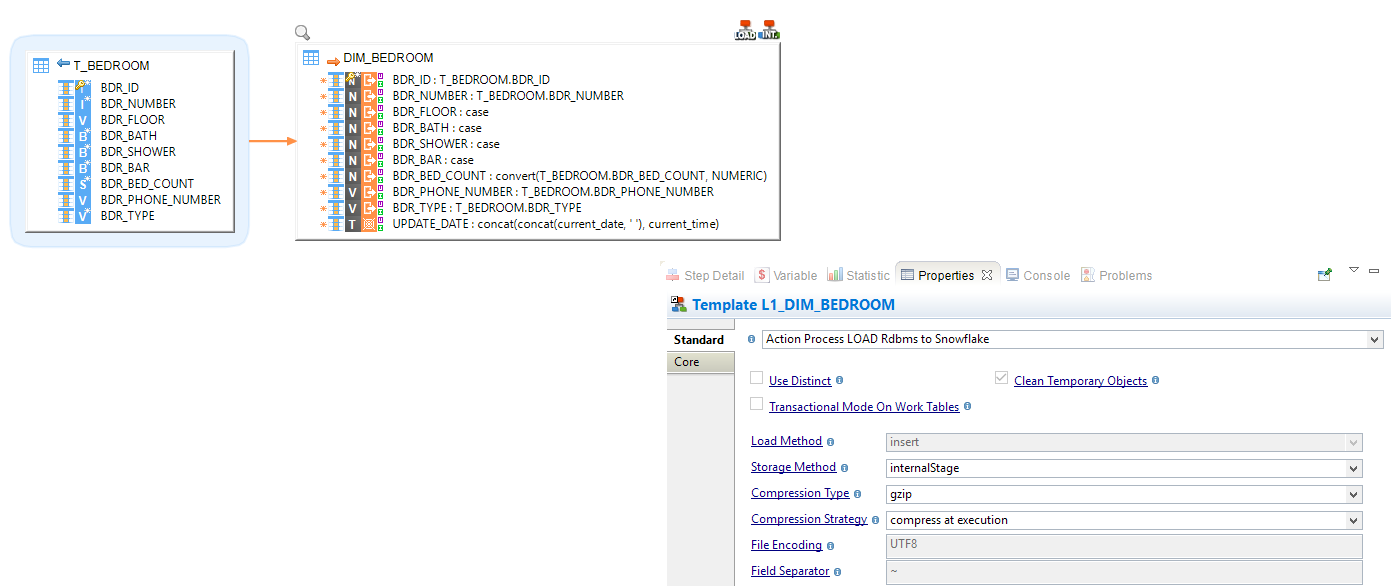 mapping override storage type