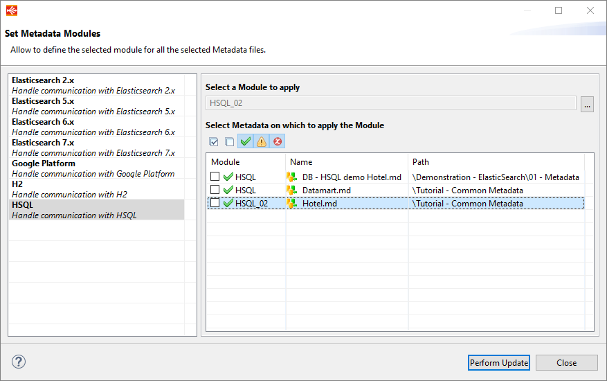 metadata module manager overview