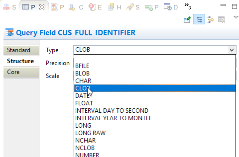 mapping datatype definition