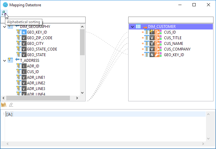 mapper sorting