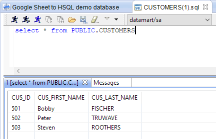 example read mapping result