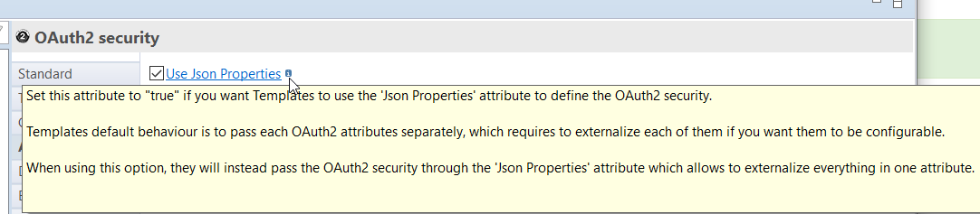 Use json Properties